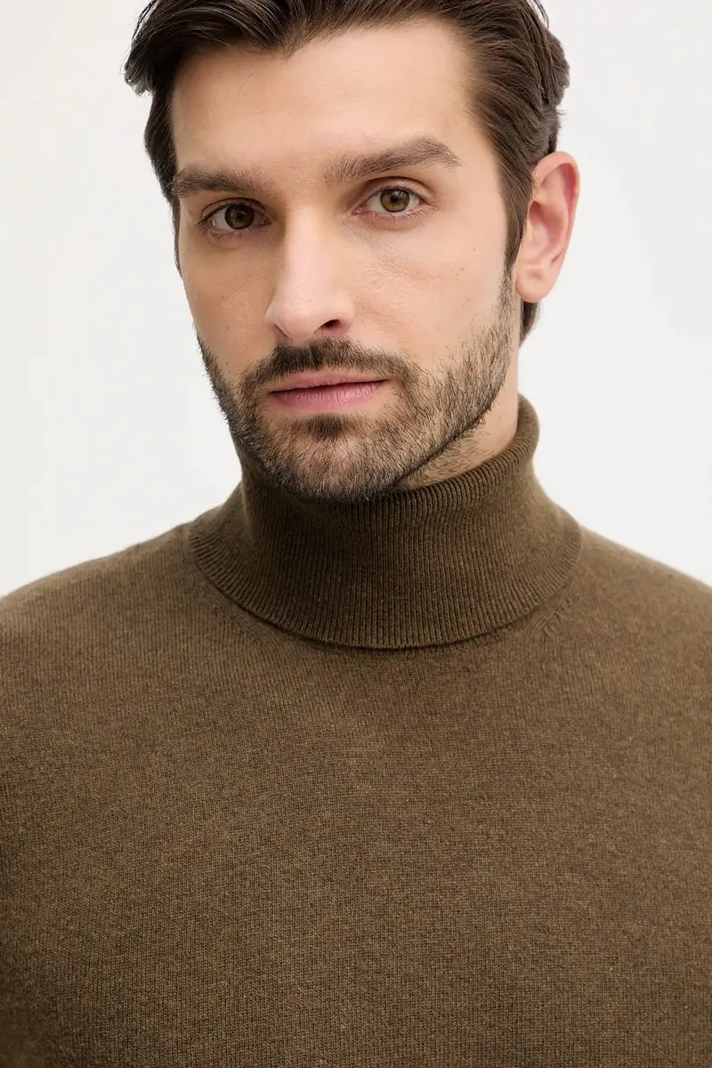 maglione in misto lana Marrone miniatura 4