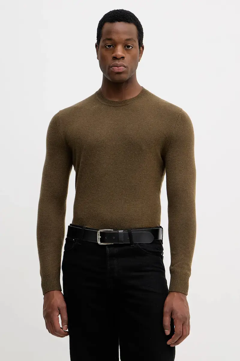 maglione in misto lana Verde