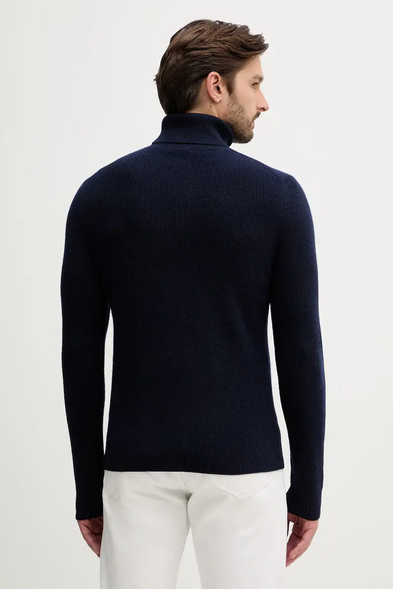 maglione uomo colore blu navy 18AYS200X miniatura 3