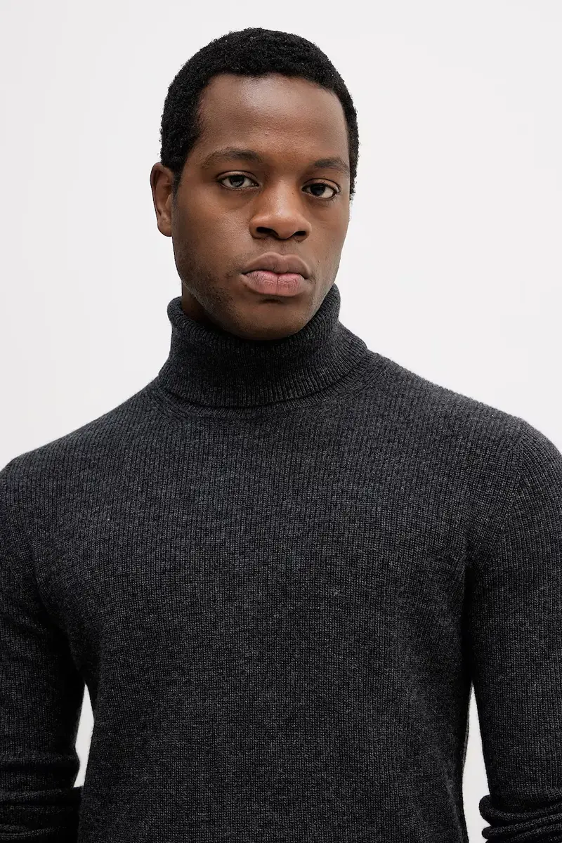 maglione uomo colore grigio 18AYS200X miniatura 4