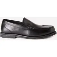 Mocassini In Pelle Lucida, Uomo, Nero miniatura 5