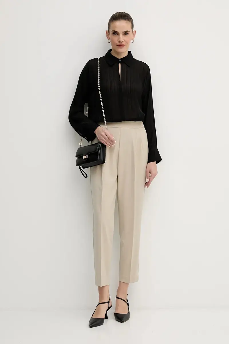 pantaloni Beige miniatura 2
