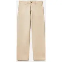 Pantaloni Chino Tinta Unita, Uomo, Beige miniatura 4