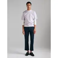 Pantaloni Chino Tinta Unita, Uomo, Blu Scuro miniatura 4