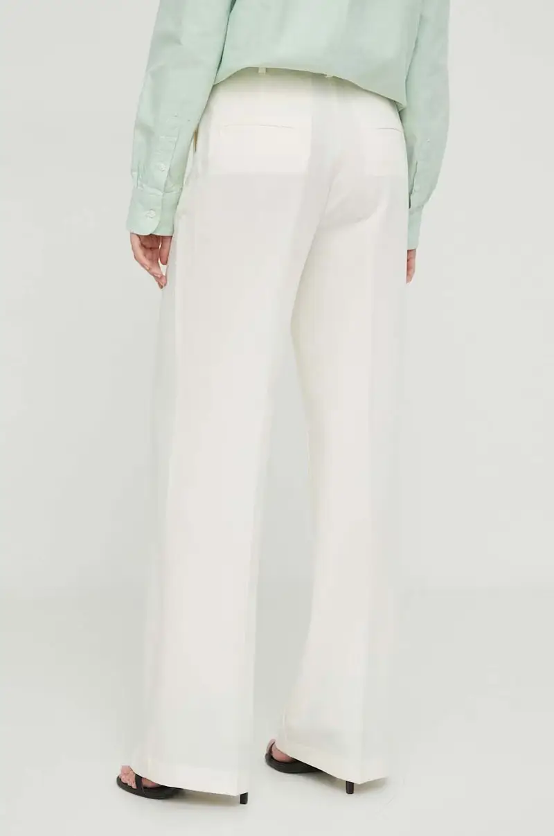 pantaloni donna colore beige 4KVXLF02I miniatura 3