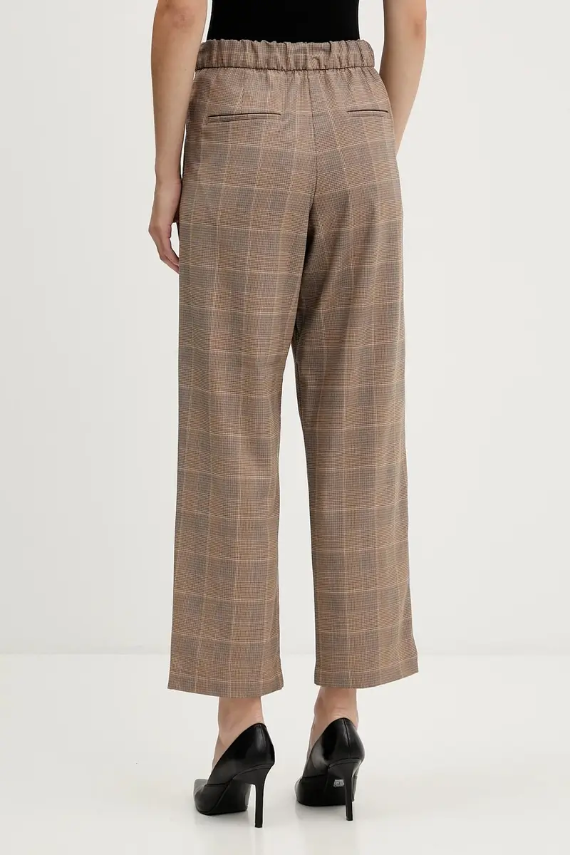 pantaloni donna colore beige 4L0SLF07I miniatura 3