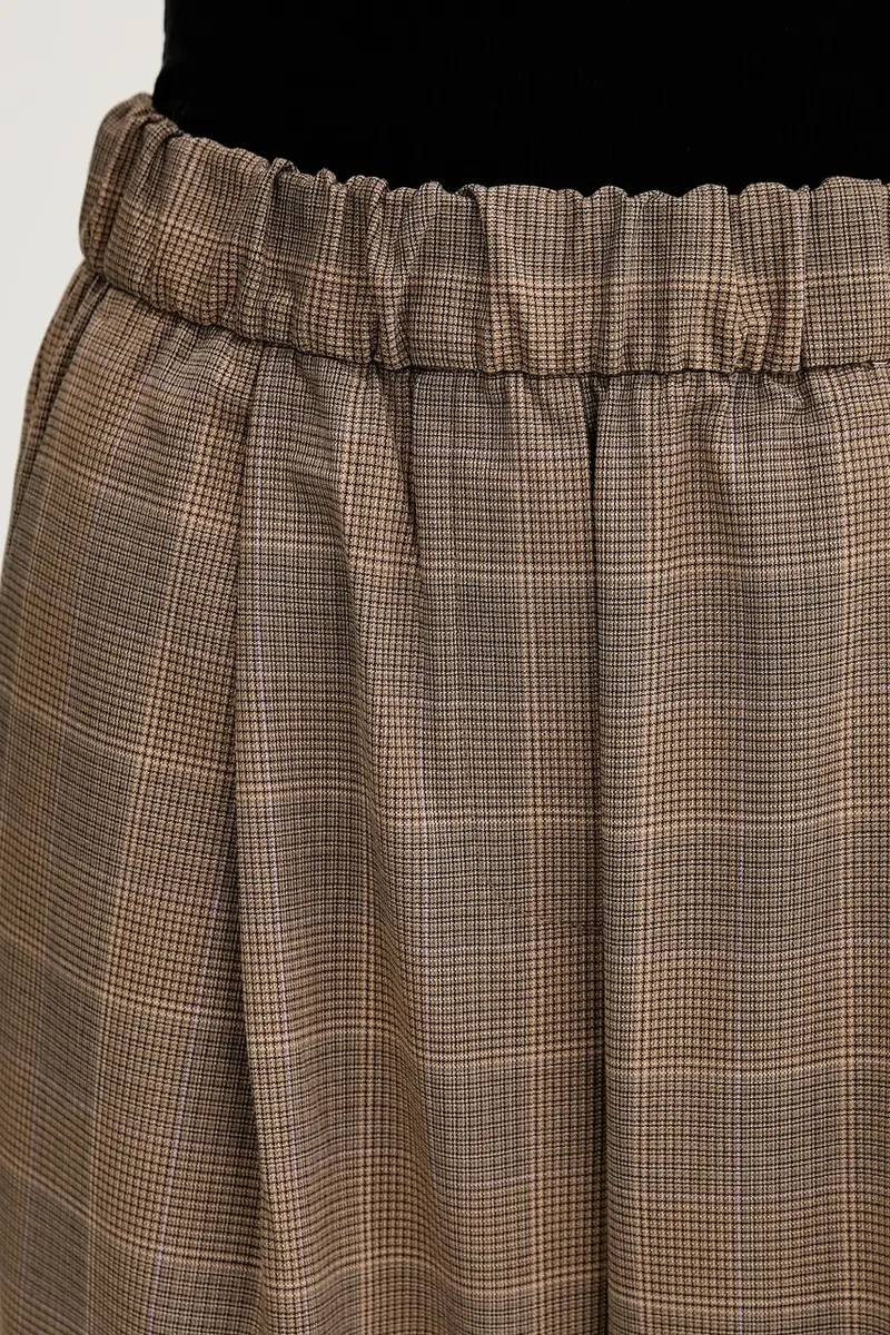 pantaloni donna colore beige 4L0SLF07I miniatura 4