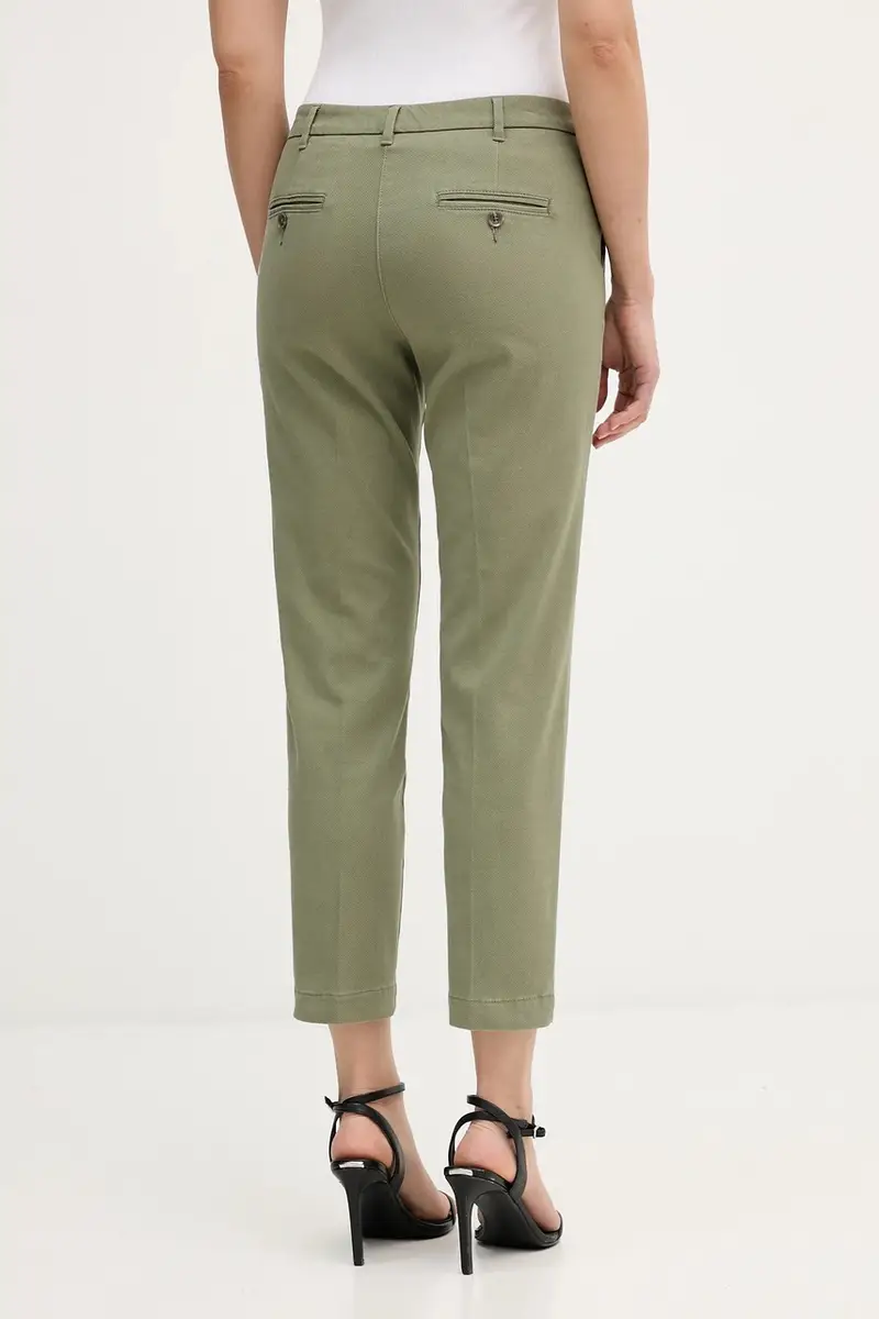 pantaloni donna colore granata 48M855BK7 Verde miniatura 3