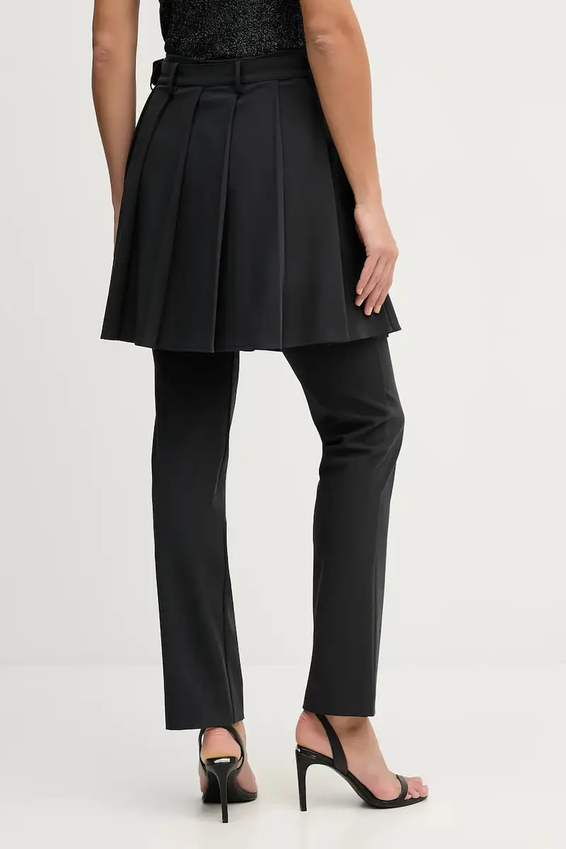 pantaloni donna colore grigio 483QLF07Y miniatura 4