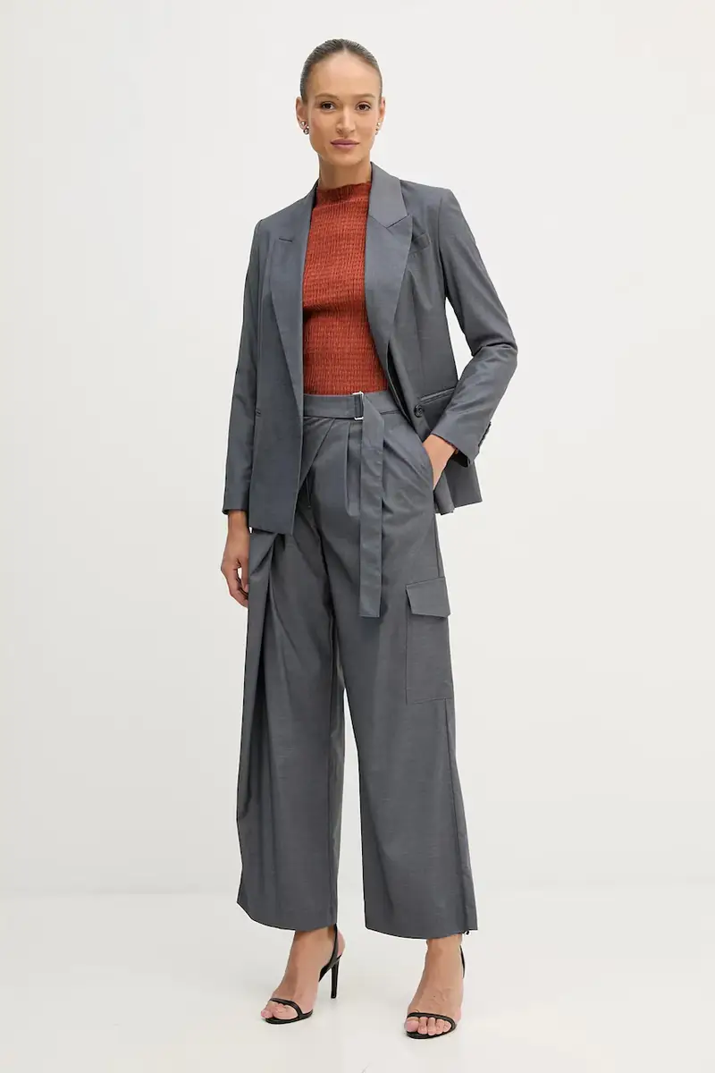 pantaloni donna colore grigio 4K2KLF07K miniatura 2