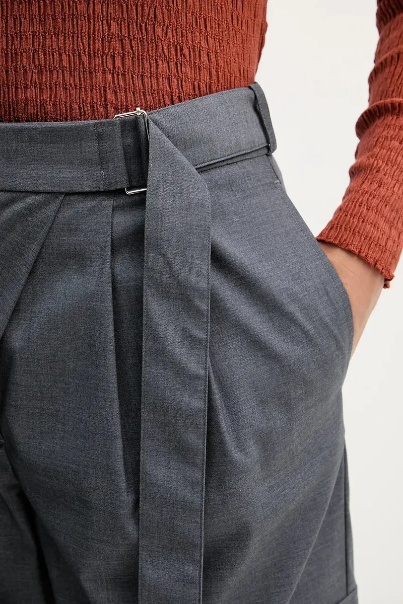 pantaloni donna colore grigio 4K2KLF07K miniatura 5