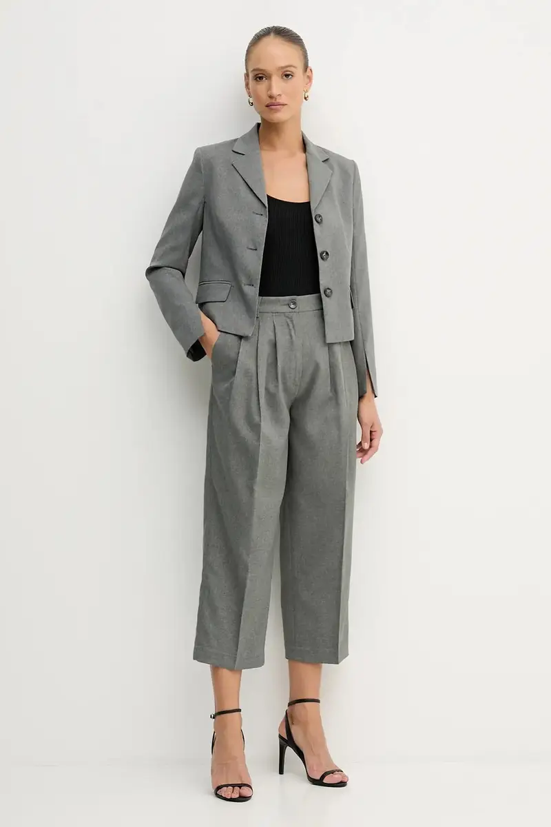pantaloni donna colore grigio 4V99LF07S miniatura 2