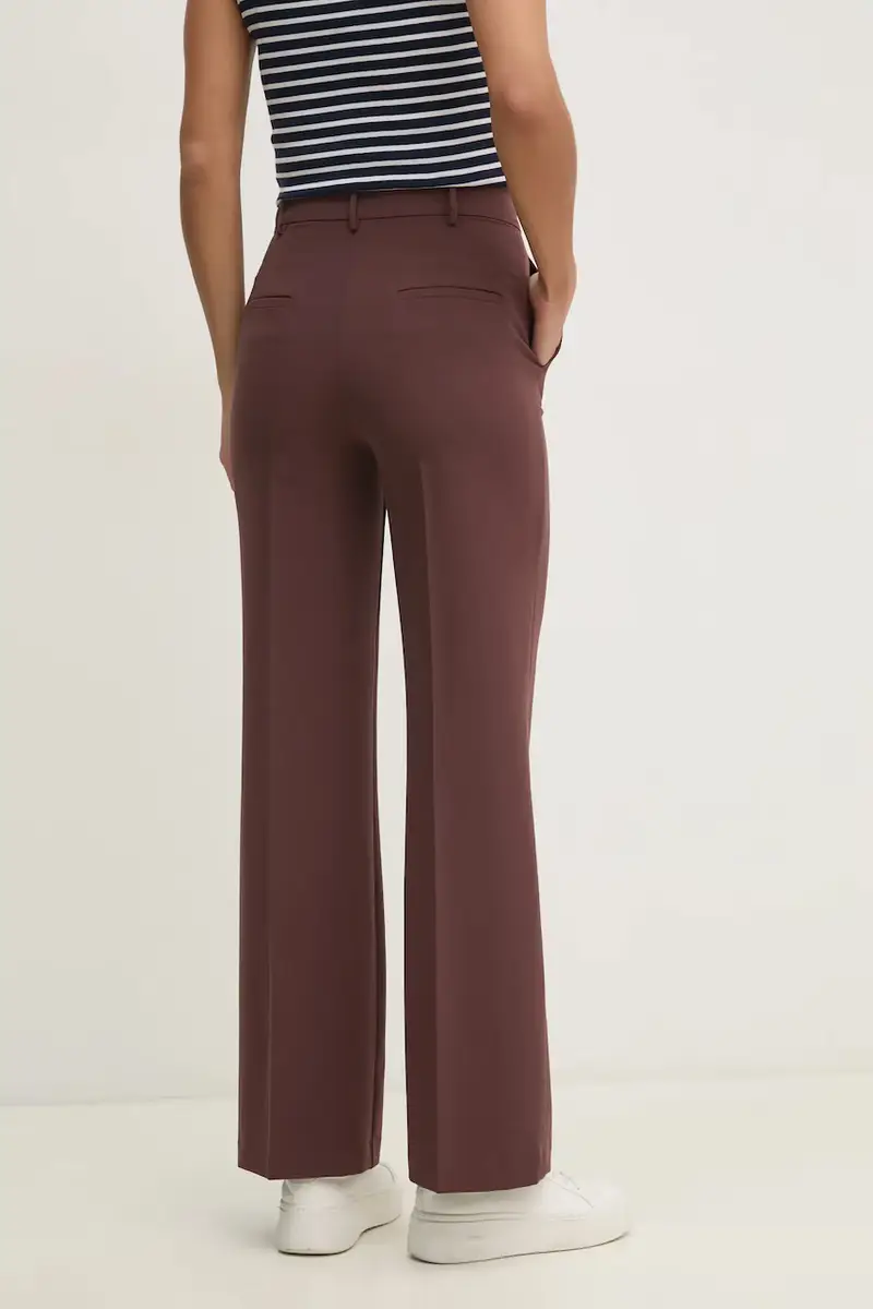 pantaloni donna colore marrone 4KVXLF02I miniatura 3