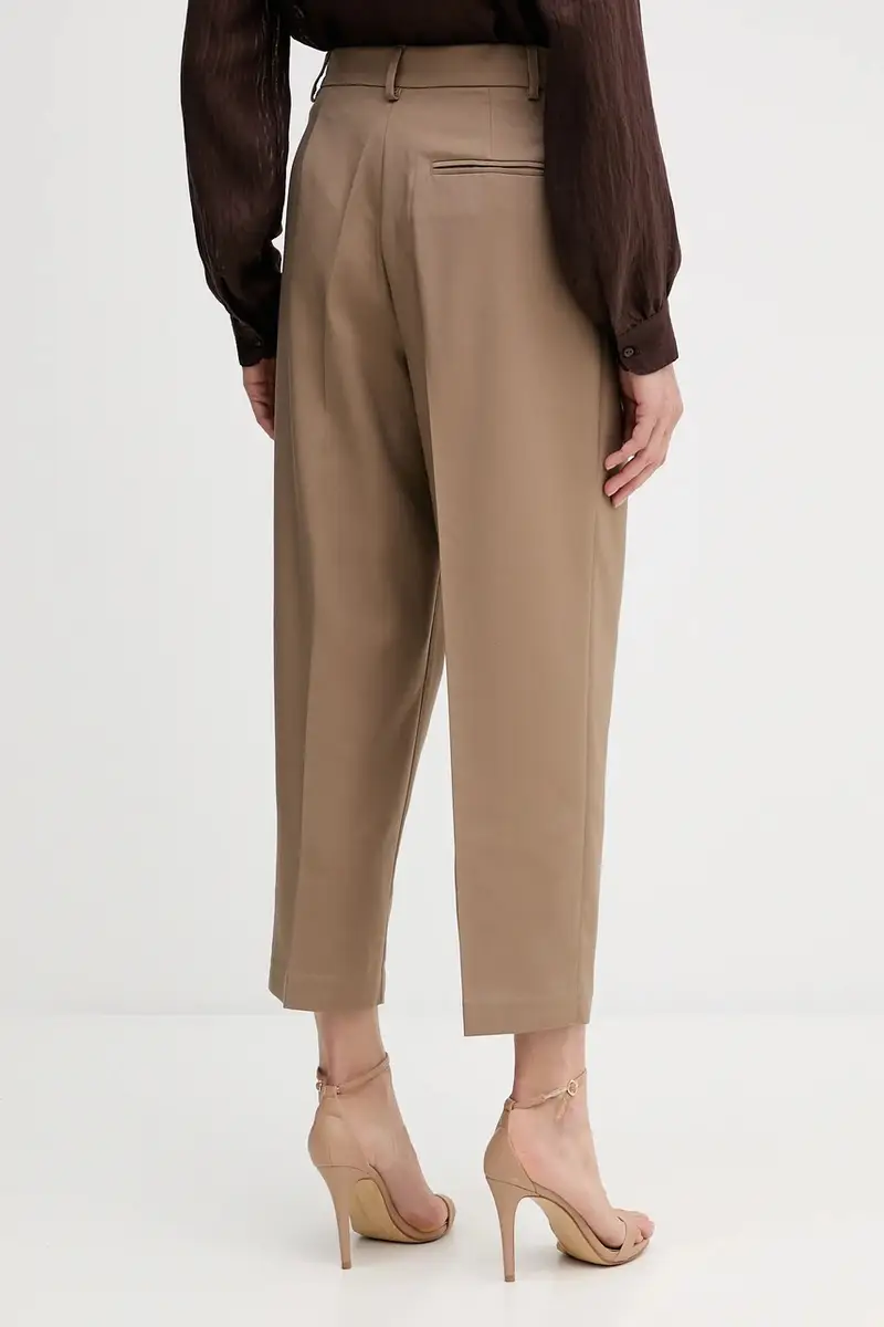 pantaloni donna colore marrone 4V99LF07S miniatura 3