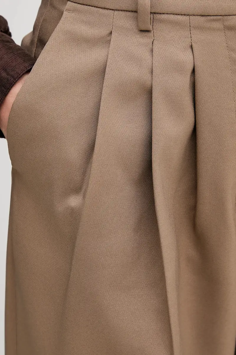 pantaloni donna colore marrone 4V99LF07S miniatura 4