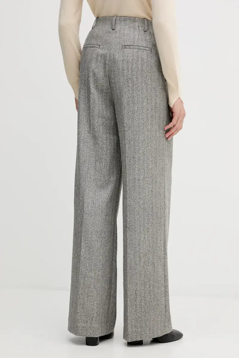 pantaloni donna colore nero 4D12LF07V miniatura 3