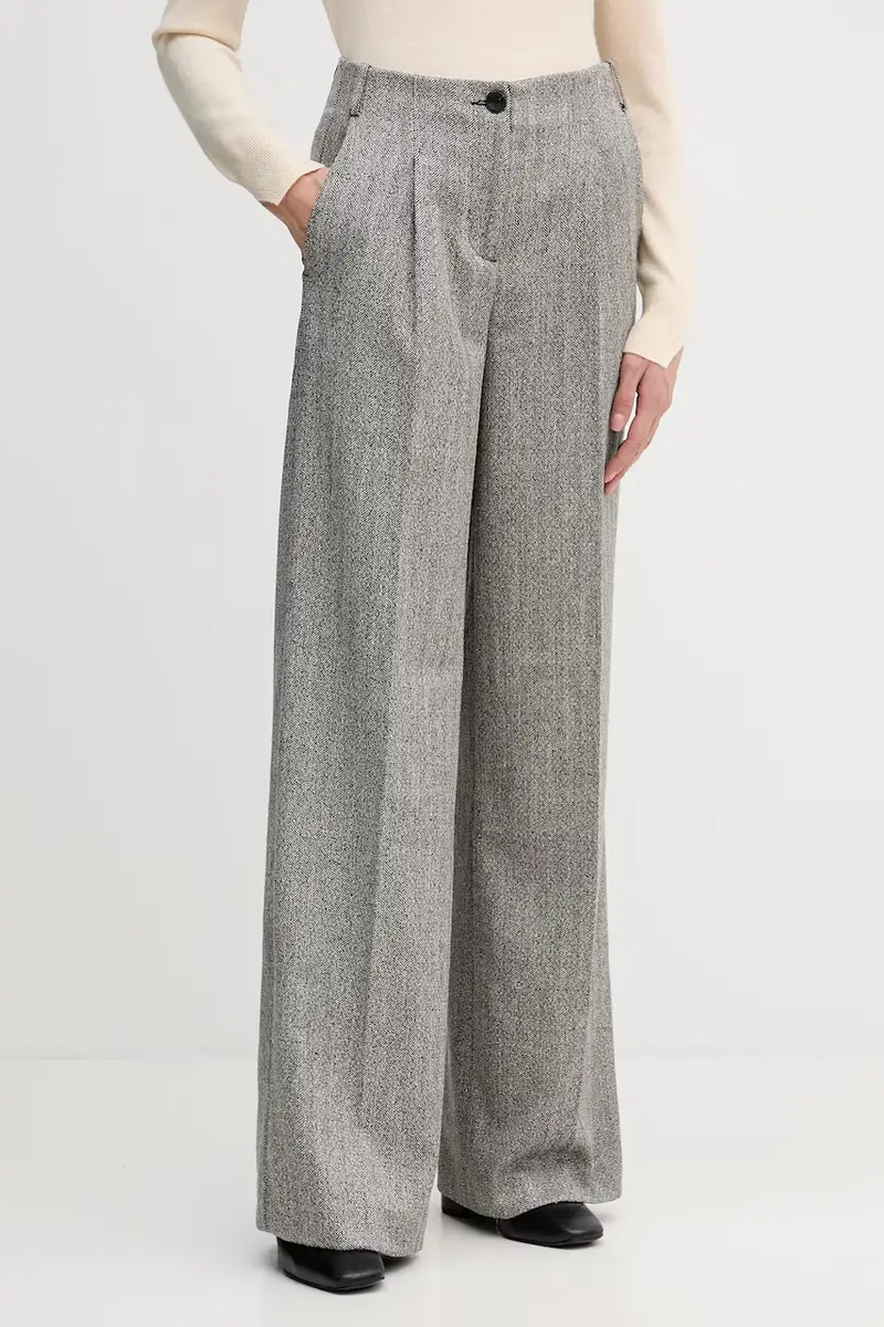 pantaloni donna colore nero 4D12LF07V