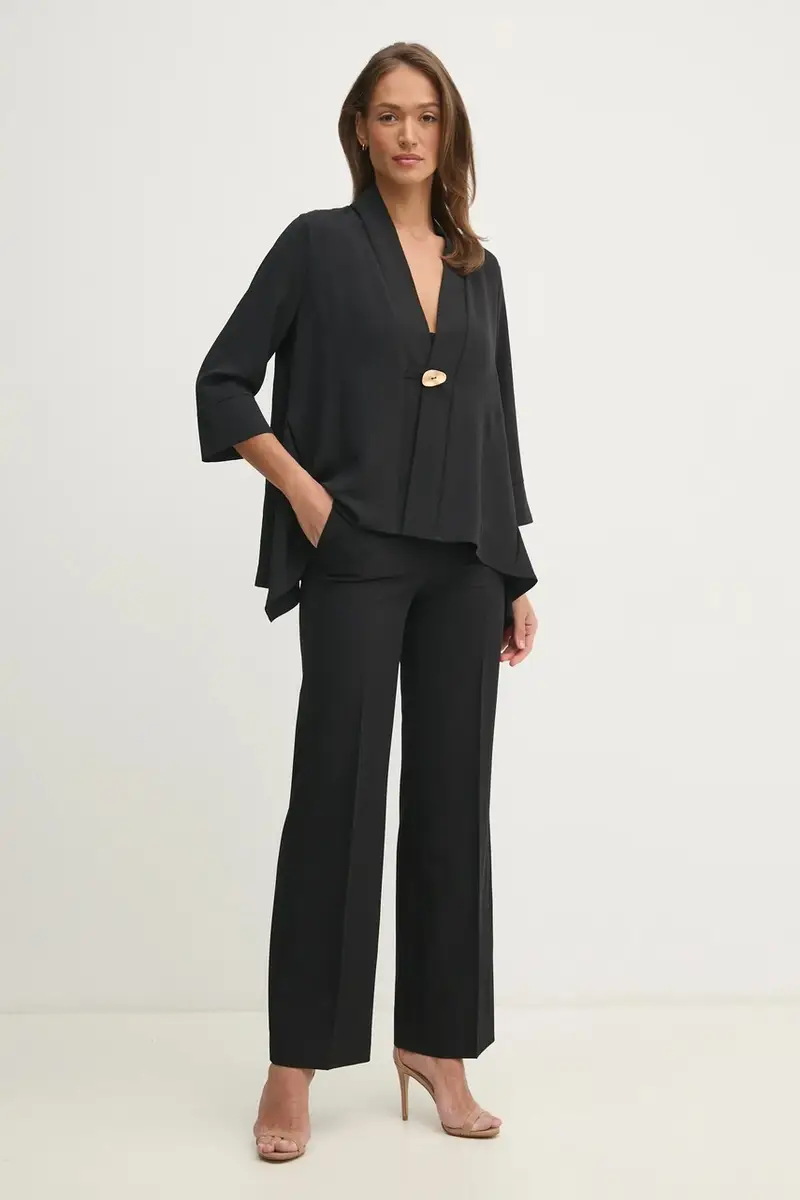 pantaloni donna colore nero 4KVXLF02I miniatura 2