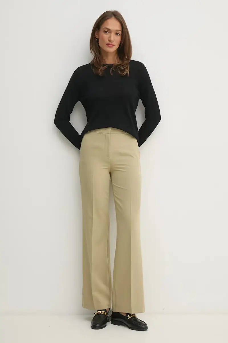 pantaloni donna colore verde 4KVXLF02I miniatura 2