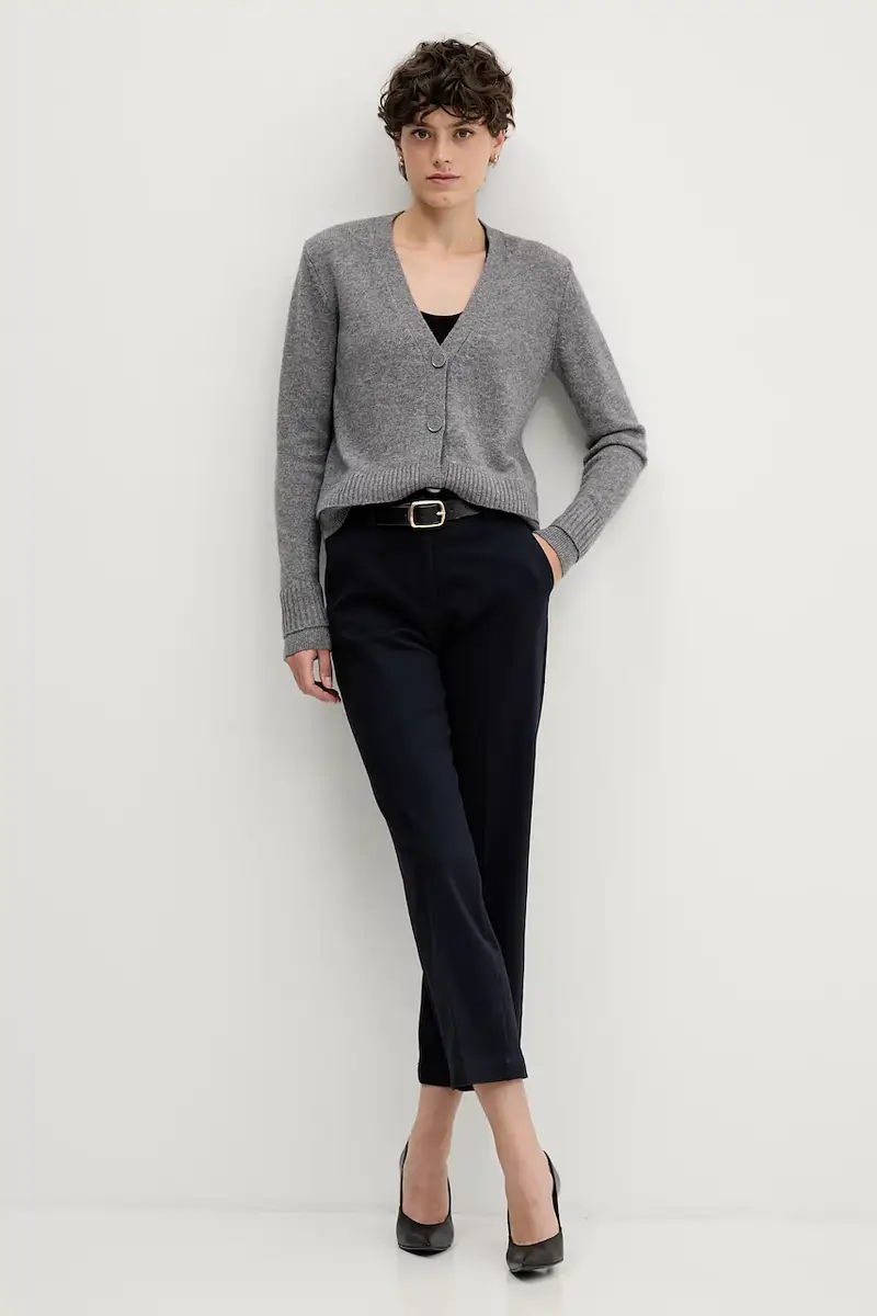 pantaloni donna colore violetto 4K2ZLF03V Blu navy miniatura 2