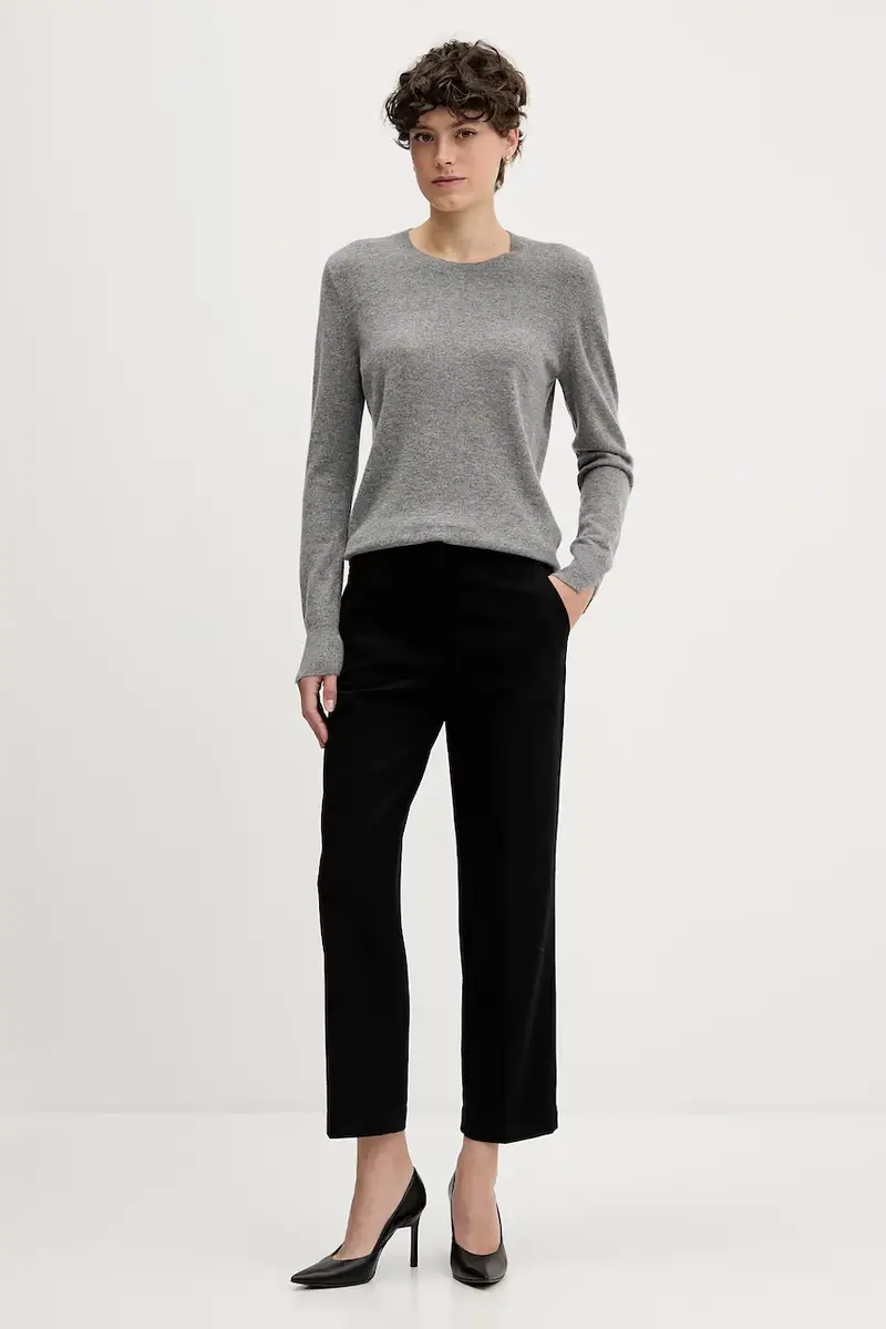 pantaloni donna colore violetto 4K2ZLF03V Nero miniatura 2