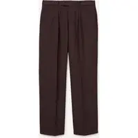 Pantaloni Eleganti, Uomo, Marrone Scuro miniatura 4