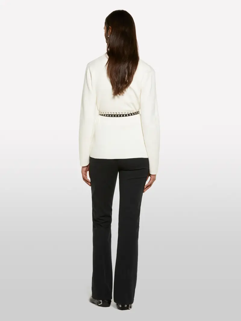 Pantaloni Flare Fit Neri, Donna, Nero miniatura 3