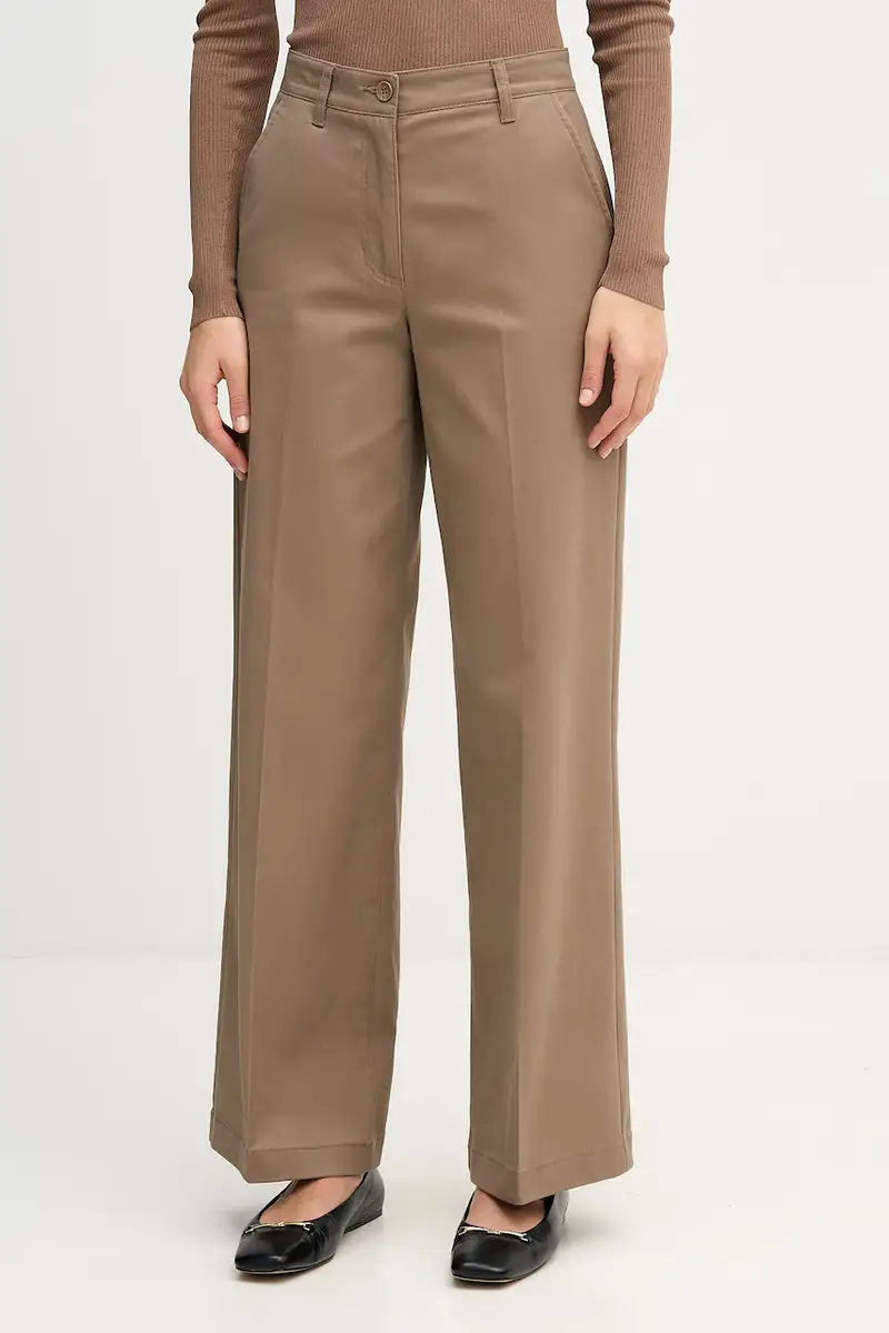 Sisley Pantaloni marroni per donna