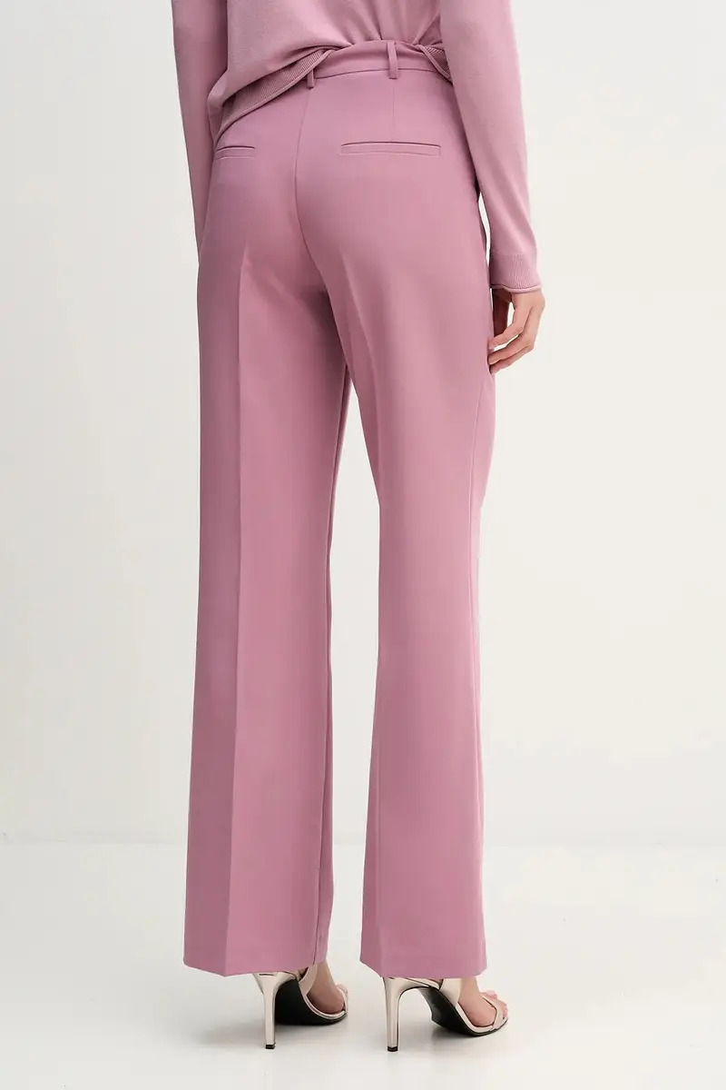 Sisley Pantaloni rosa per donna miniatura 3