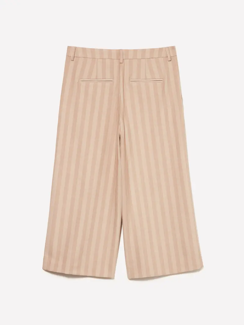 Pantaloni Svasati, Donna, Beige miniatura 2