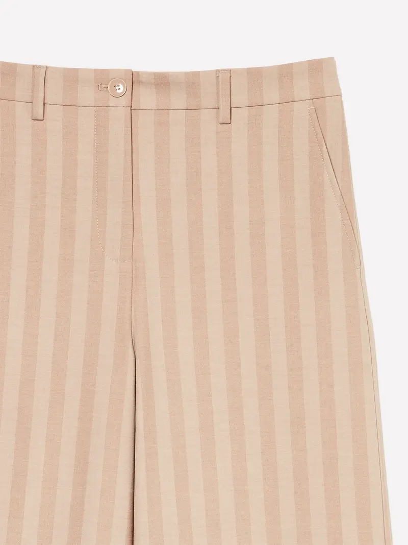 Pantaloni Svasati, Donna, Beige miniatura 3