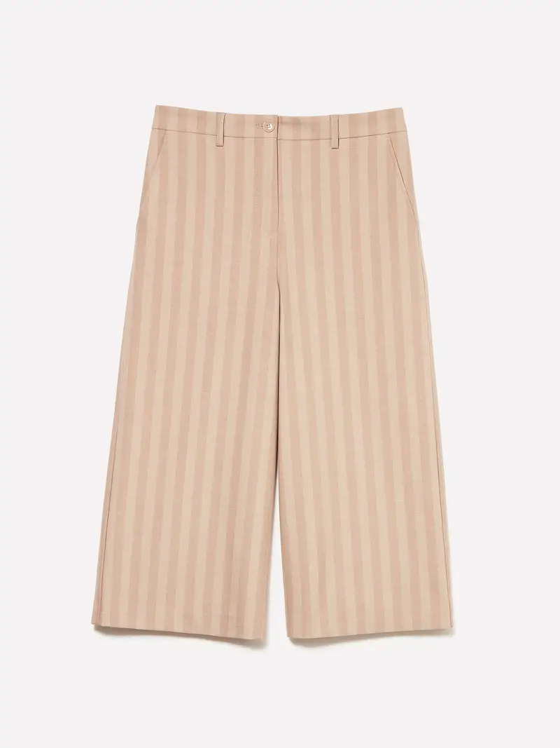 Pantaloni Svasati, Donna, Beige