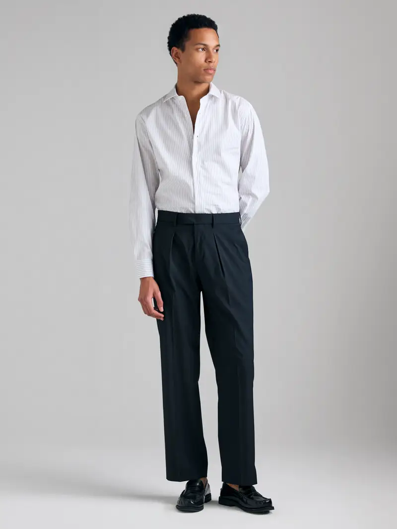 Pantaloni Tailoring, Uomo, Blu Scuro