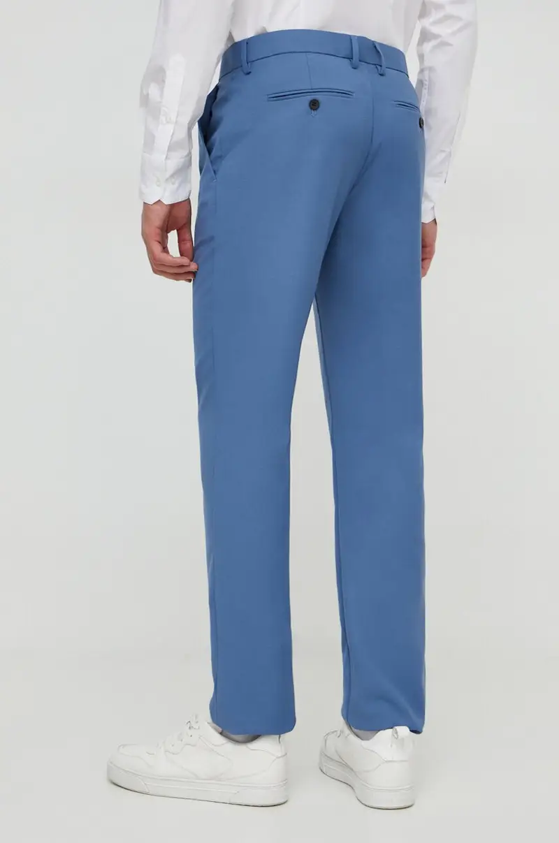 pantaloni uomo colore blu miniatura 3
