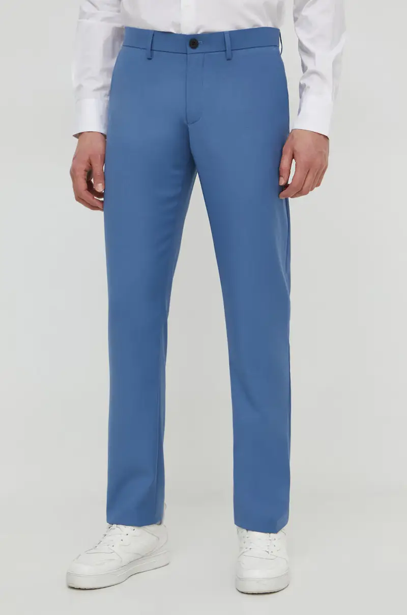 pantaloni uomo colore blu