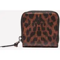 Portamonete Piccolo Animalier, Donna, Marrone Scuro miniatura 5