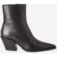 Stivaletti 100% Pelle, Donna, Nero miniatura 5