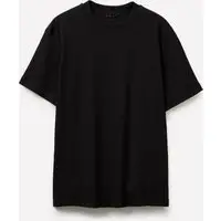 T-shirt A Costine, Uomo, Nero miniatura 4