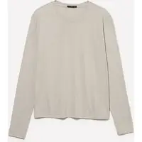 T-shirt A Maniche Lunghe, Donna, Beige miniatura 4