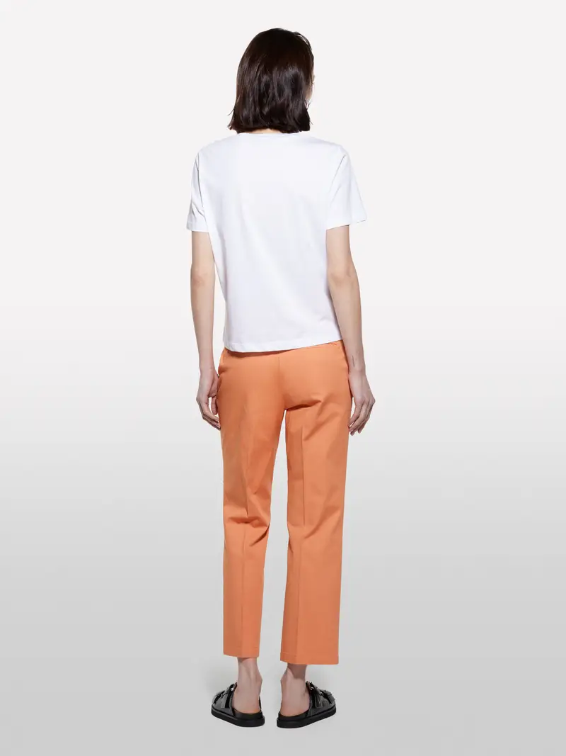 T-shirt Bianca Con Stampa Conchiglia, Donna, Bianco miniatura 3