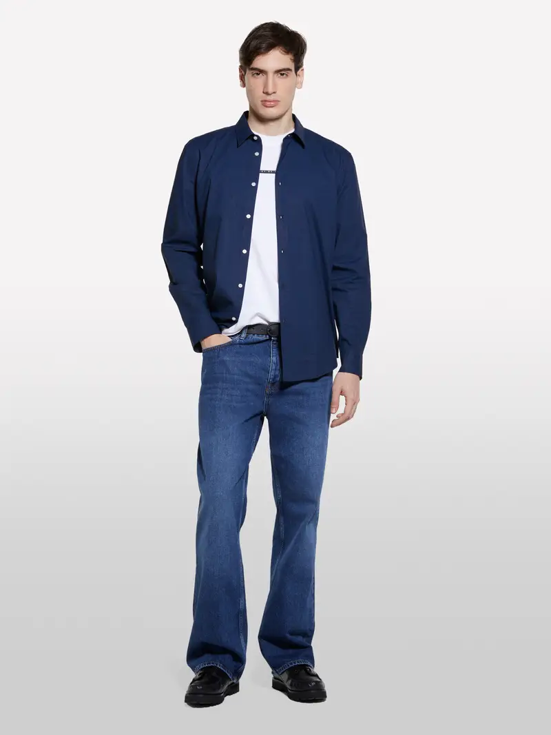 T-shirt Bianca Con Stampa Lettera, Uomo, Bianco