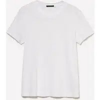 T-shirt Girocollo, Donna, Bianco miniatura 4