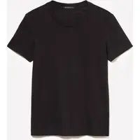 T-shirt Girocollo, Donna, Nero miniatura 4