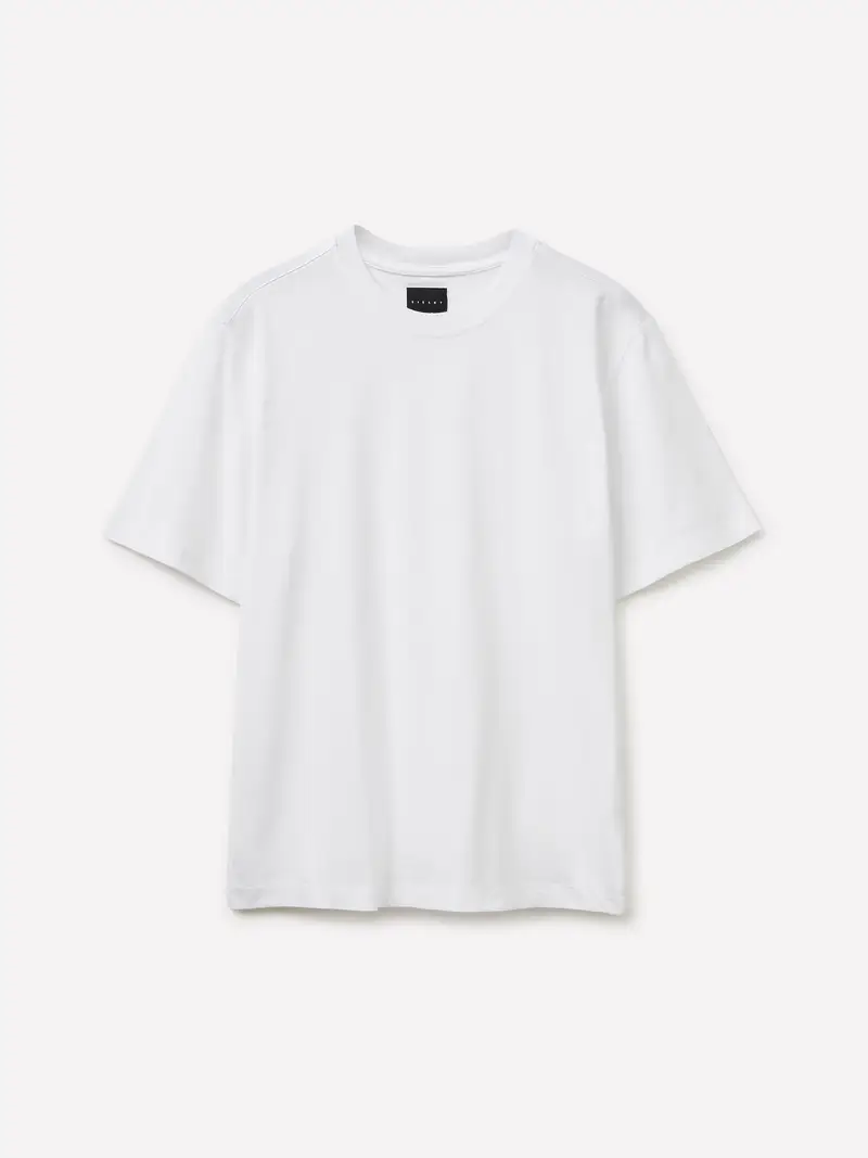 T-shirt Girocollo Regular Fit, Uomo, Bianco