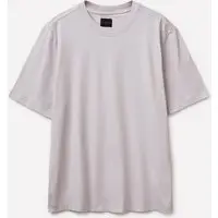 T-shirt Girocollo Regular Fit, Uomo, Grigio Chiaro miniatura 4