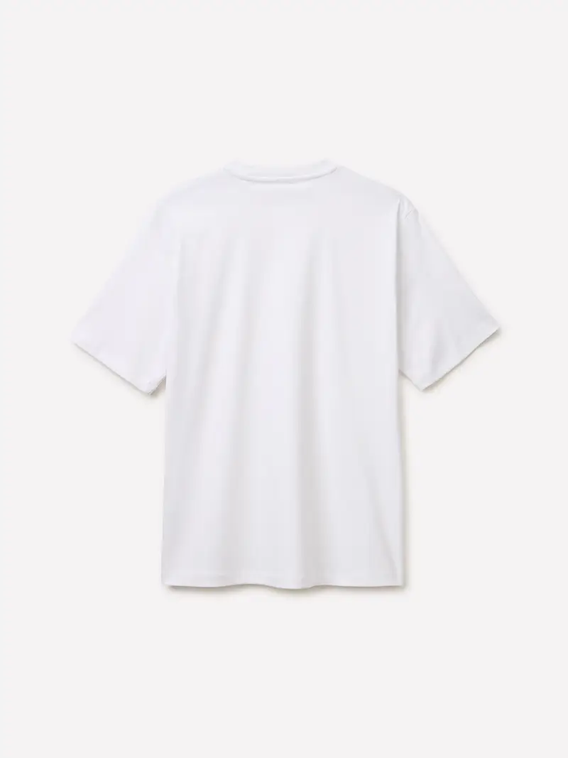 T-shirt Regular Fit, Uomo, Bianco miniatura 2