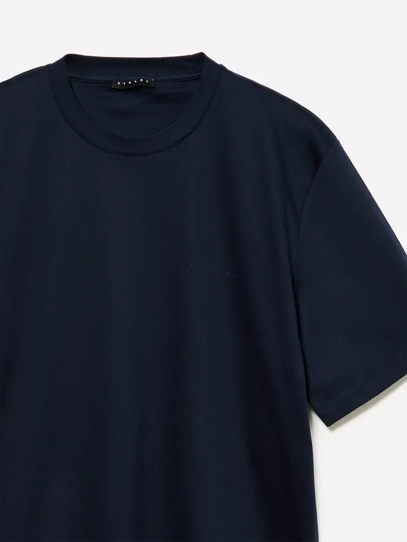 T-shirt Regular Fit, Uomo, Blu Scuro miniatura 3