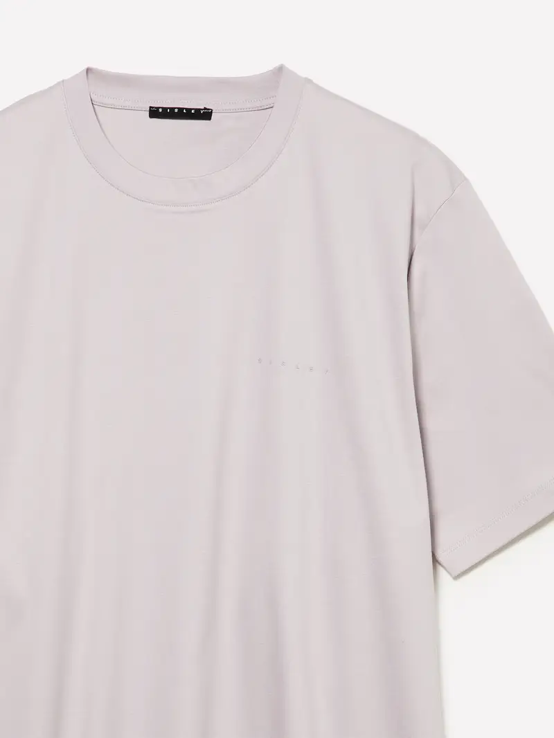 T-shirt Regular Fit, Uomo, Grigio Chiaro miniatura 3