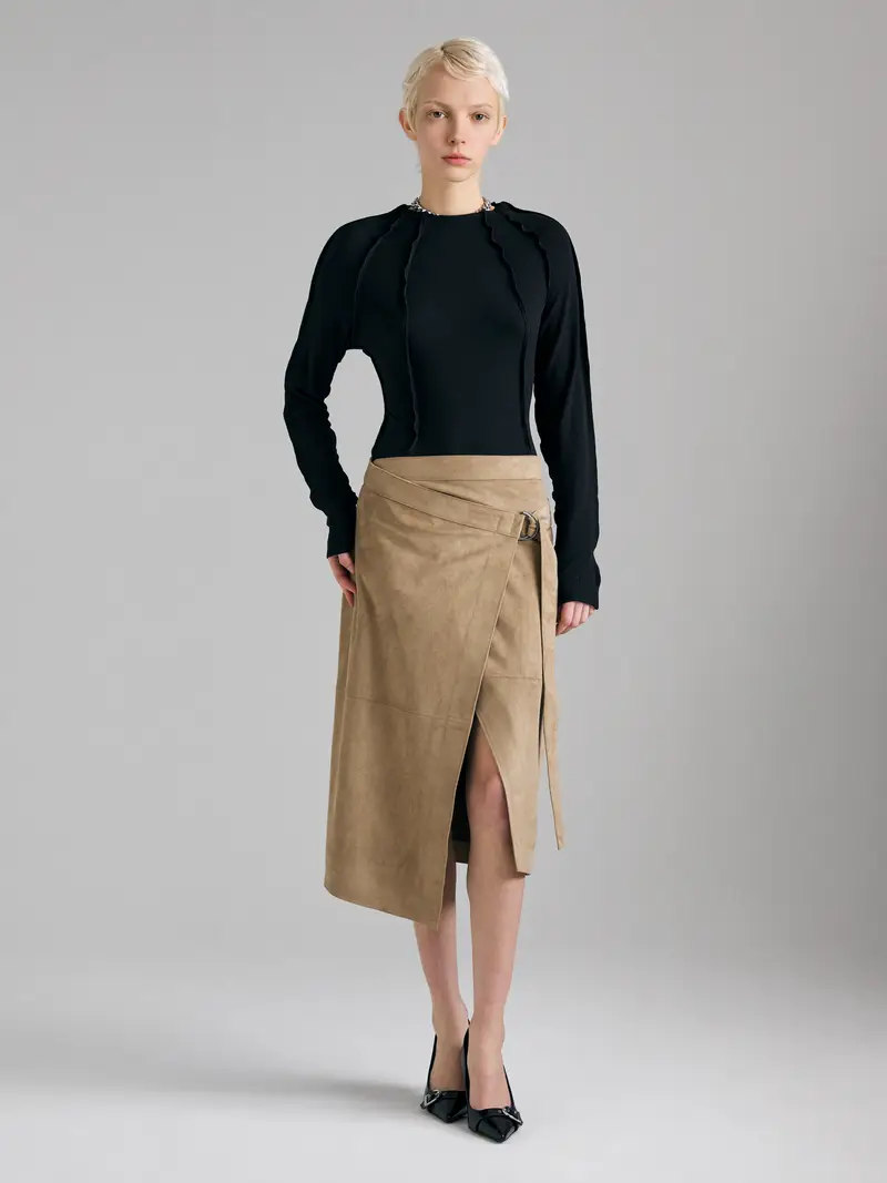 T-shirt Sagomata, Donna, Nero