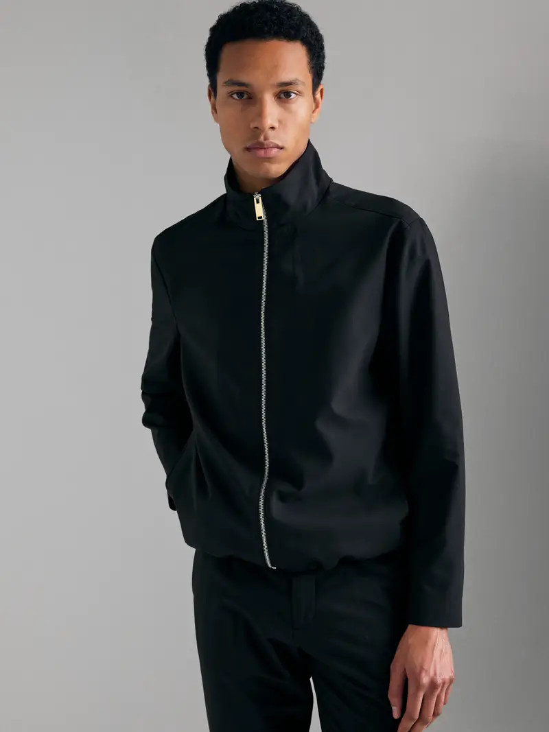 Track Jacket, Uomo, Nero miniatura 3